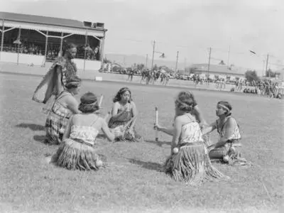 [Maori stick game]