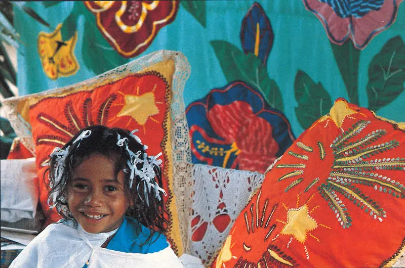 Hair cutting ceremony, Ngatangiia, Rarotonga, Cook Islands