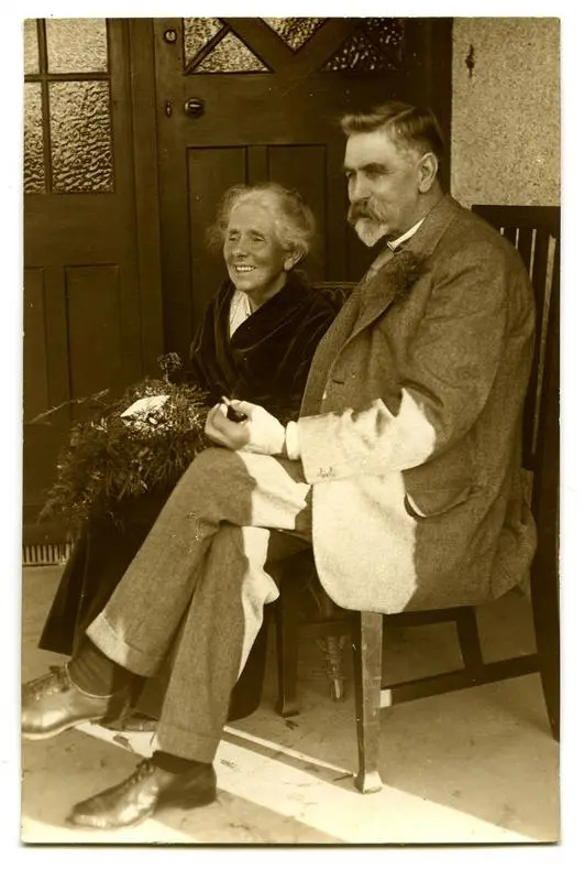 Photograph, Black and White: Jennie and Will Lovell-Smith, 4 June 1924