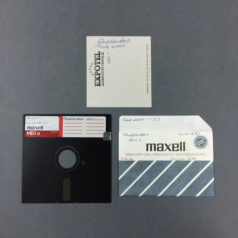 Floppy Disk Game for Commodore 64: Ghostbusters