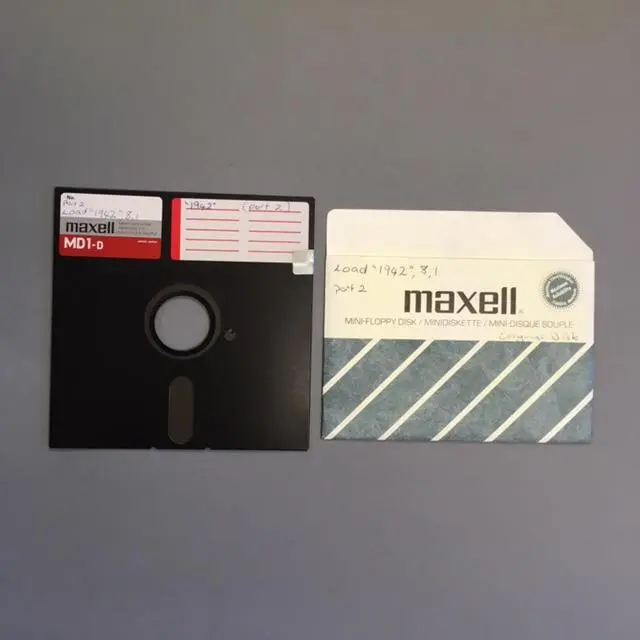 Floppy Disk Game for Commodore 64: "1942"