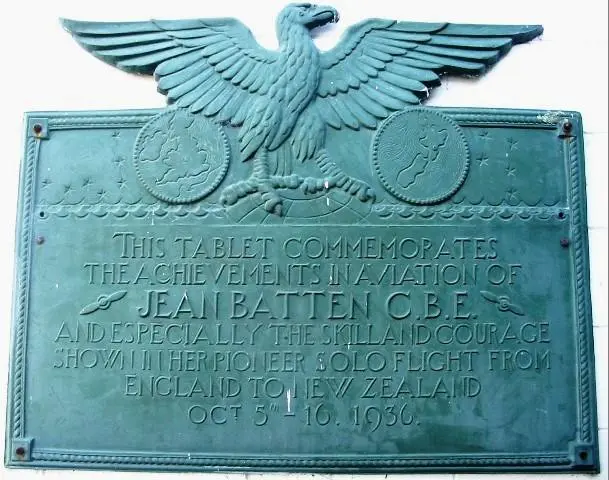 Tablet Jean Batten Commemorative Tablet