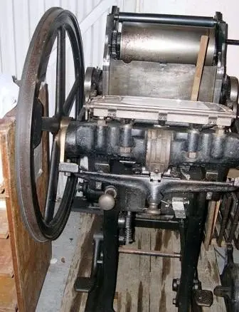 Art Platen Printing Press Phoenix Presse