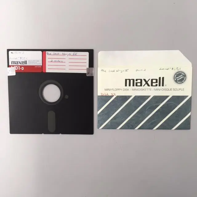 Floppy Disk Game for Commodore 64: "The last Ninja II"