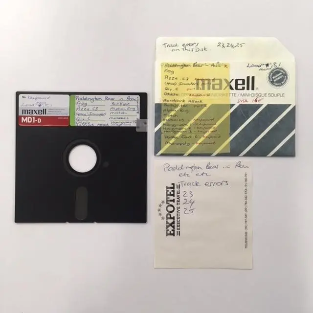 Floppy Disk  Compilation of Games for Commodore 64