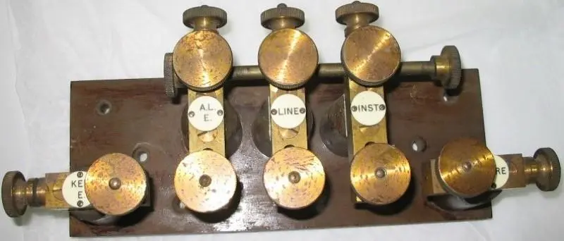 Telegraph Cable Connector Block