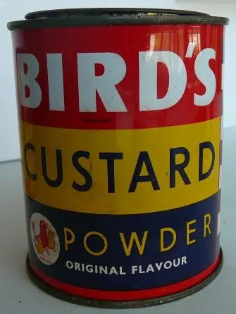 Container Bird's custard powder