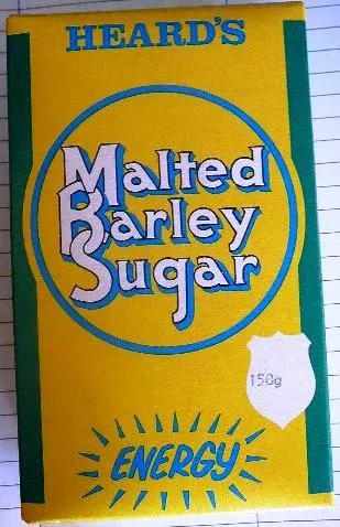 Box Heard's malted barley sugar