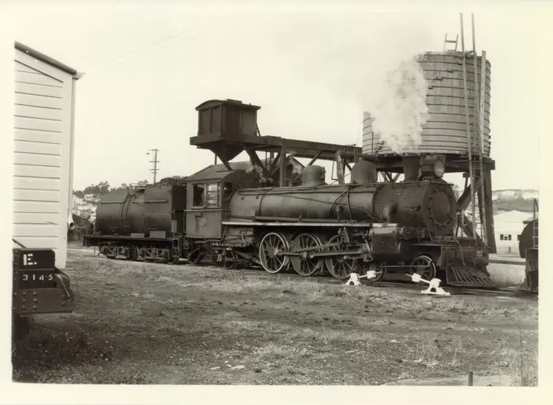 Locomotive Ab 752, Whangarei station, 1959