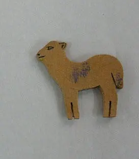 Wooden Figurine - lamb