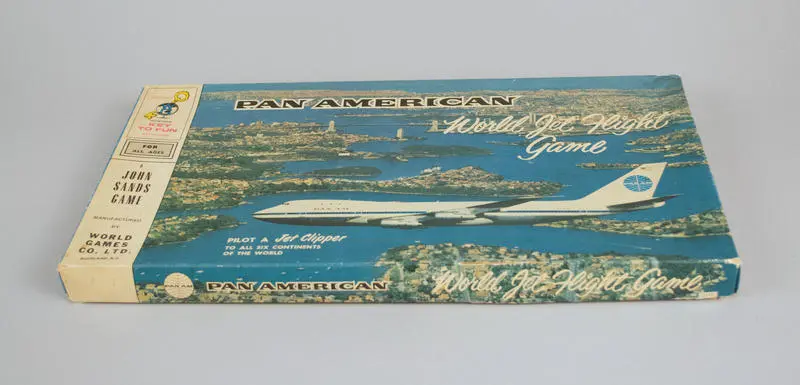 Board Game Pan American World Jet Flight Game