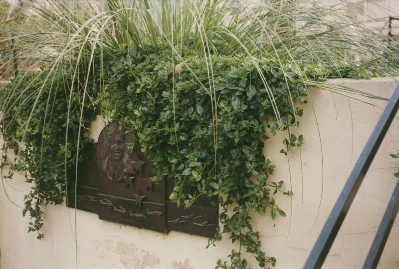 Memorial plaque in cemetery in Majorca where Jean Batten is buried