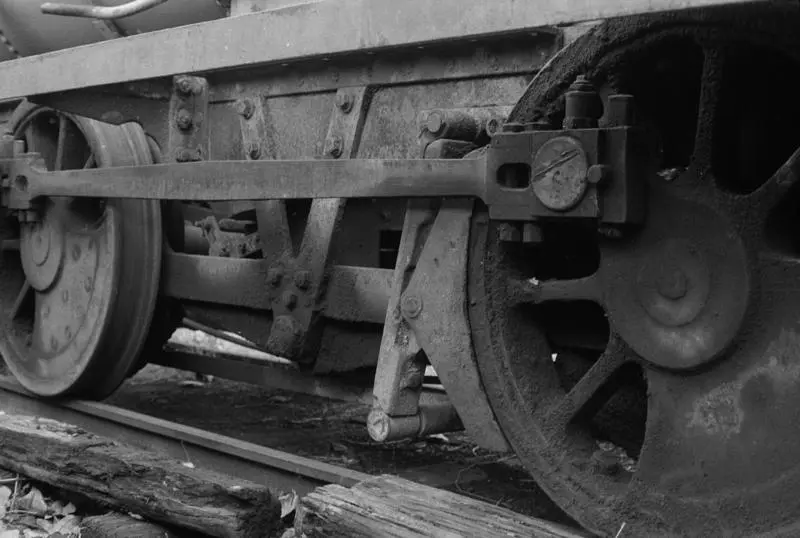 Photograph of detail of L type locomotive