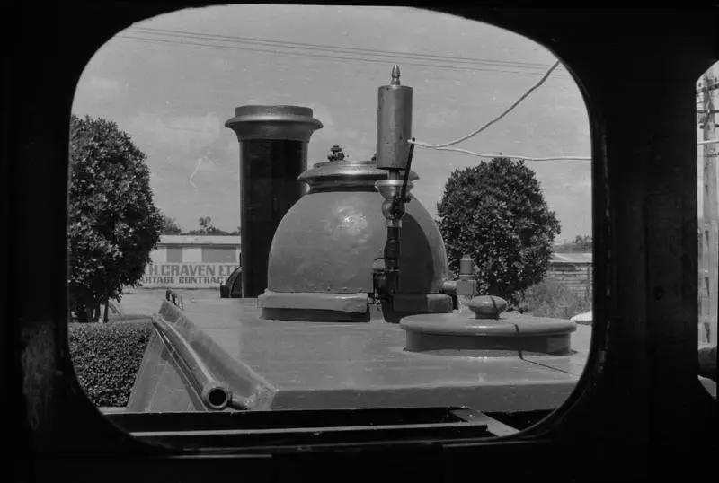 Photograph of interior of locomotive C 864