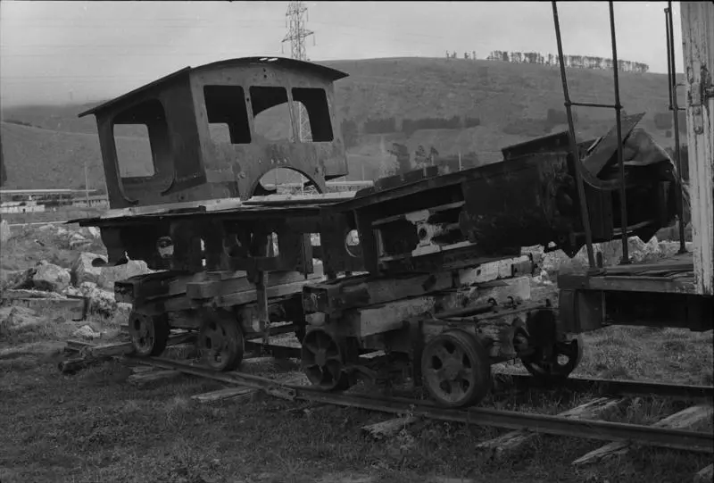 Photograph of mainframe and cab section for D locomotive