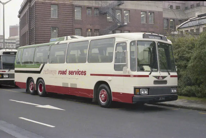 Photograph of NZR Road Services bus