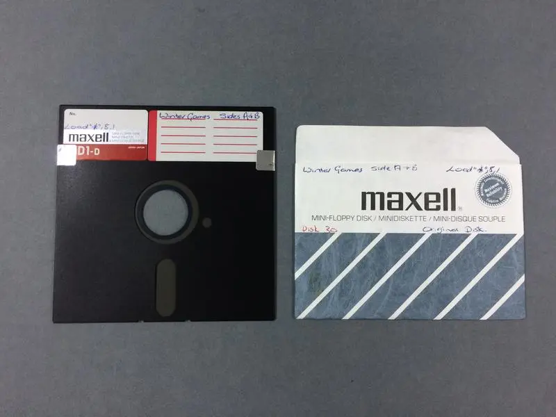Floppy Disk Game: Winter Games