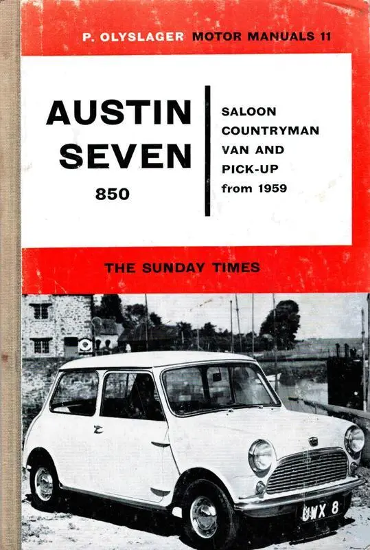 Austin Seven 850 Saloon, Countryman, Van and Pick-up from 1959 Motor Manuals
