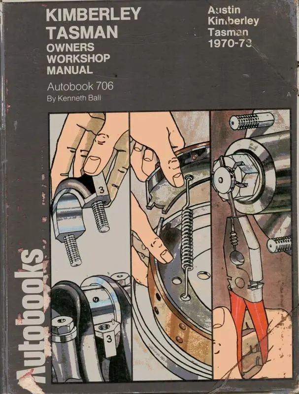 Austin Kimberley : Tasman 1970-73 autobook