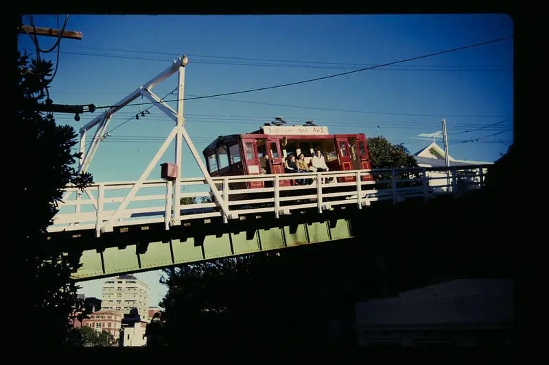 Cable Car Crossing Salamanca Rd.