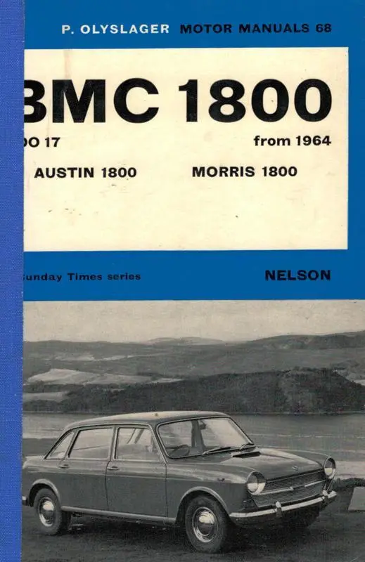 BMC 1800 ADO 17 Austin 1800, Morris 1800 from 1964