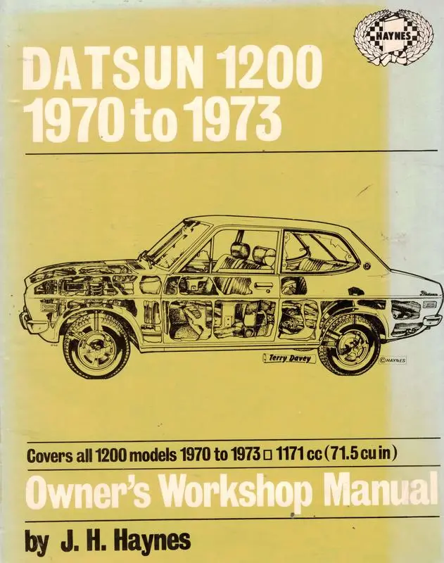 Datsun 1200 owners workshop manual 1970-1973