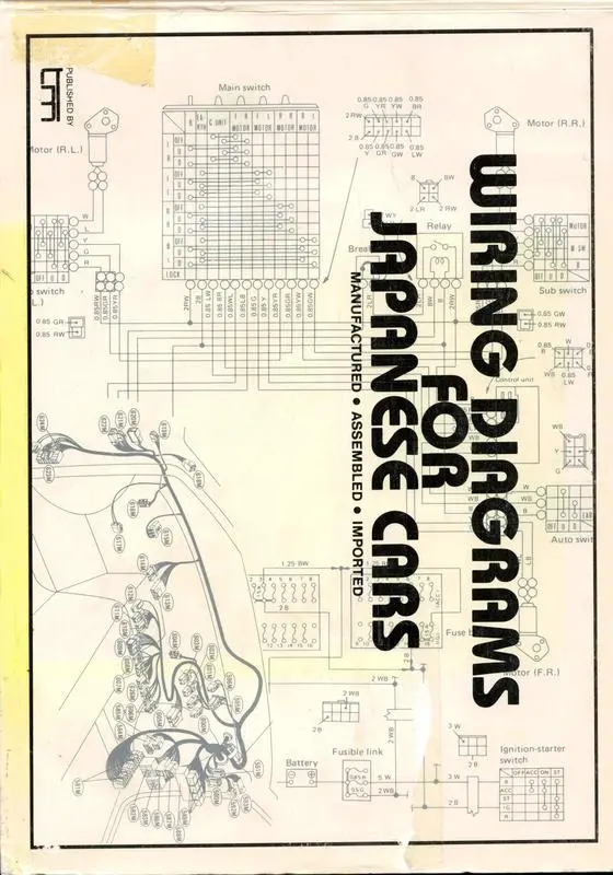 Wiring Diagrams for Japanese Cars: Manufactured-Assembled-Imported