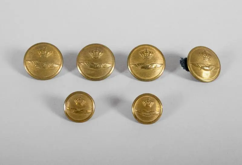Uniform Buttons Royal Netherlands Air Force