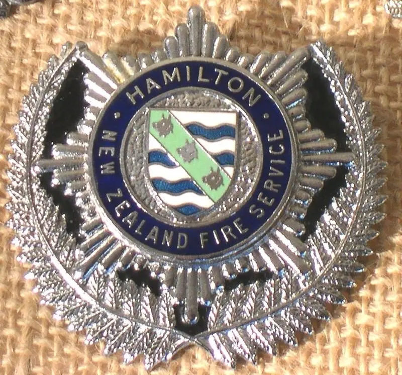 Badge Hamilton New Zealand Fire Service