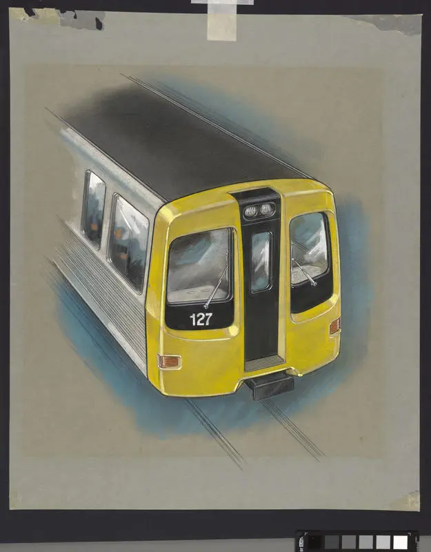 Auckland Rapid Transit: Concept for exterior end of passenger carriage 127