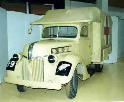 Vehicle Ford V8 Army Ambulance