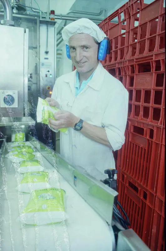 Hawke's Bay Milk Corporation staff member Peter Jarvis