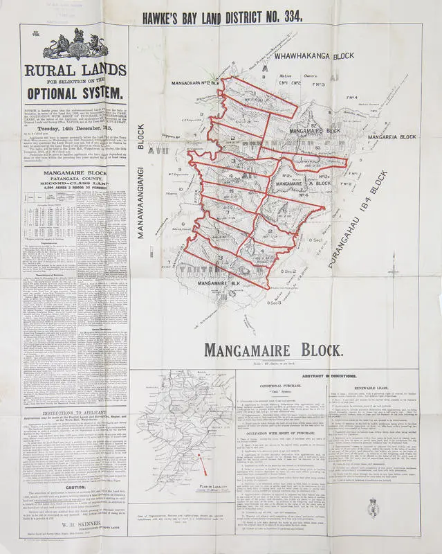 Map, Mangamaire Block