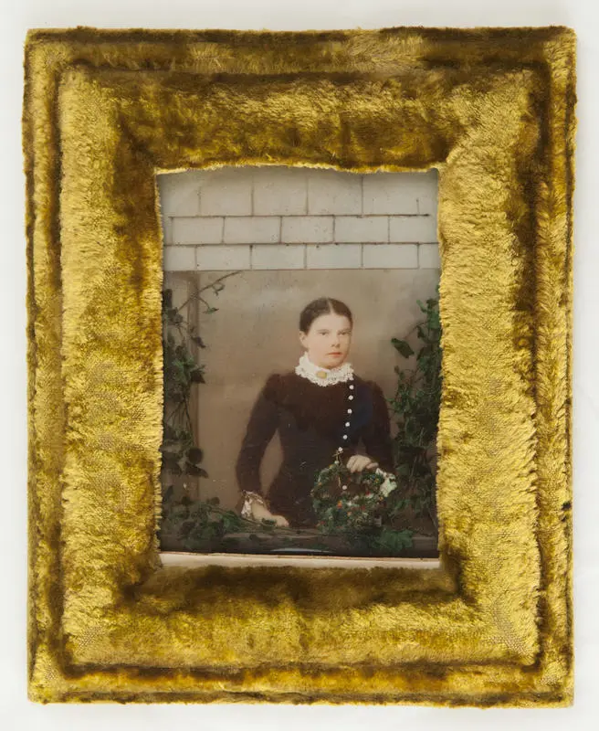 Hand painted ambrotype