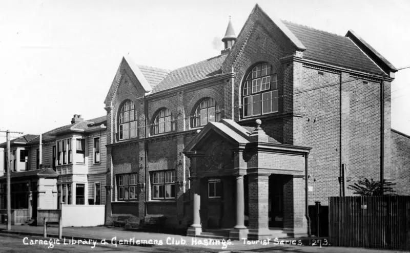 Carnegie Library and Gentlemen's Club, Hastings