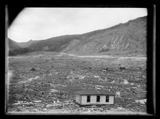 Morel's house, Murchison earthquake