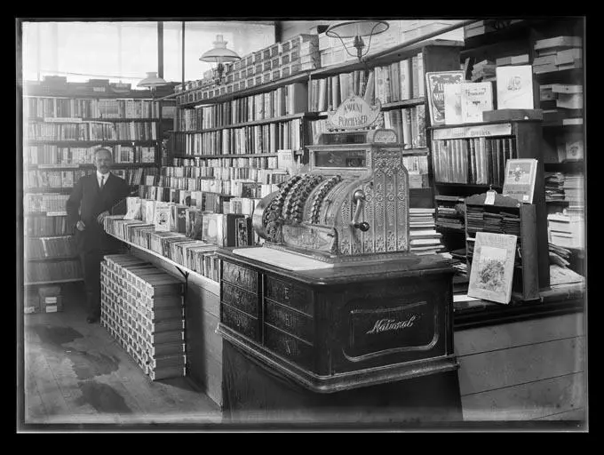 Book shop interior