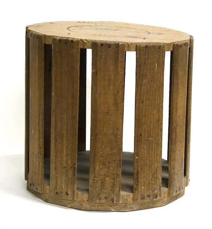 Stool, Cheese Crate