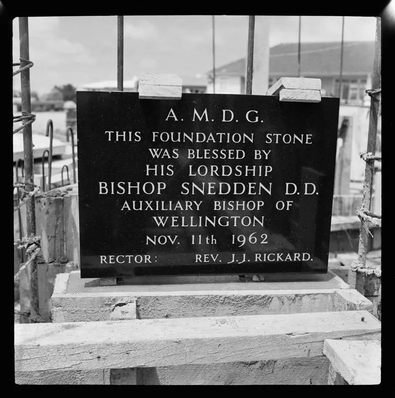 Brooklands Church, Foundation Stone