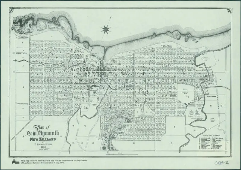 Plan of New Plymouth in New Zealand [map]