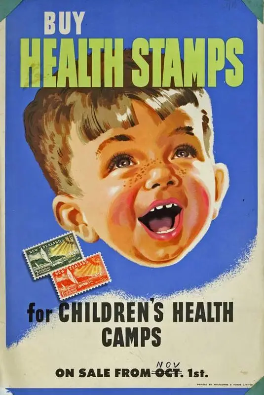 Buy Health Stamps for Children's Health Camps [poster]