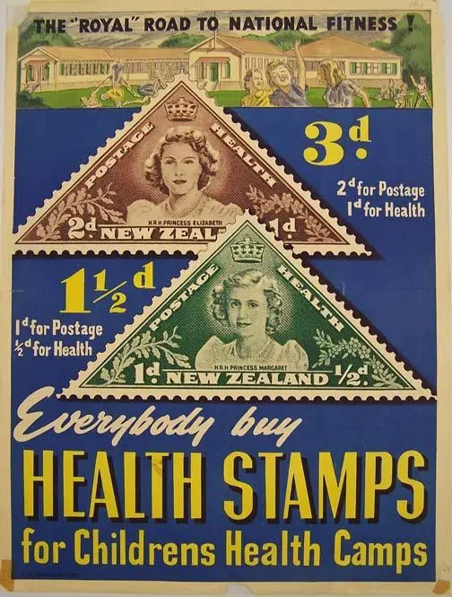 "The "Royal" Road to National Fitness!" Everybody buy Health stamps [poster]