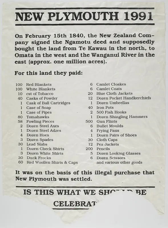 New Plymouth 1991 [poster]