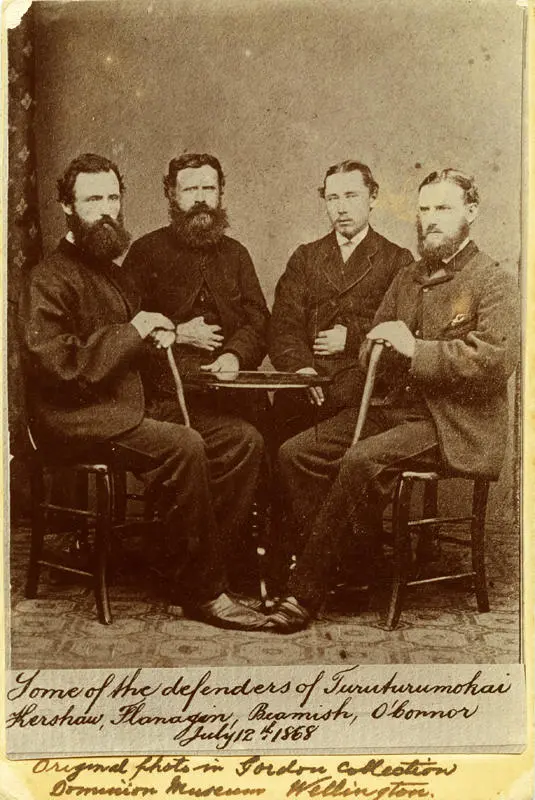 "Some of the defenders of Turuturumokai"