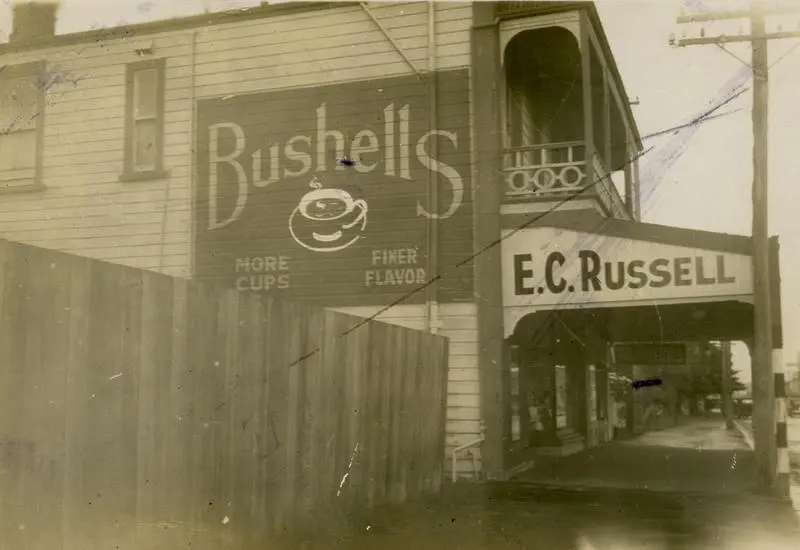 E.C. Russell's grocery store