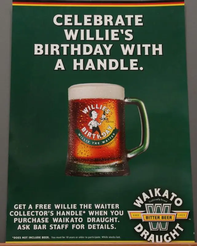 Poster – 'Celebrate Willie's Birthday With A Handle'