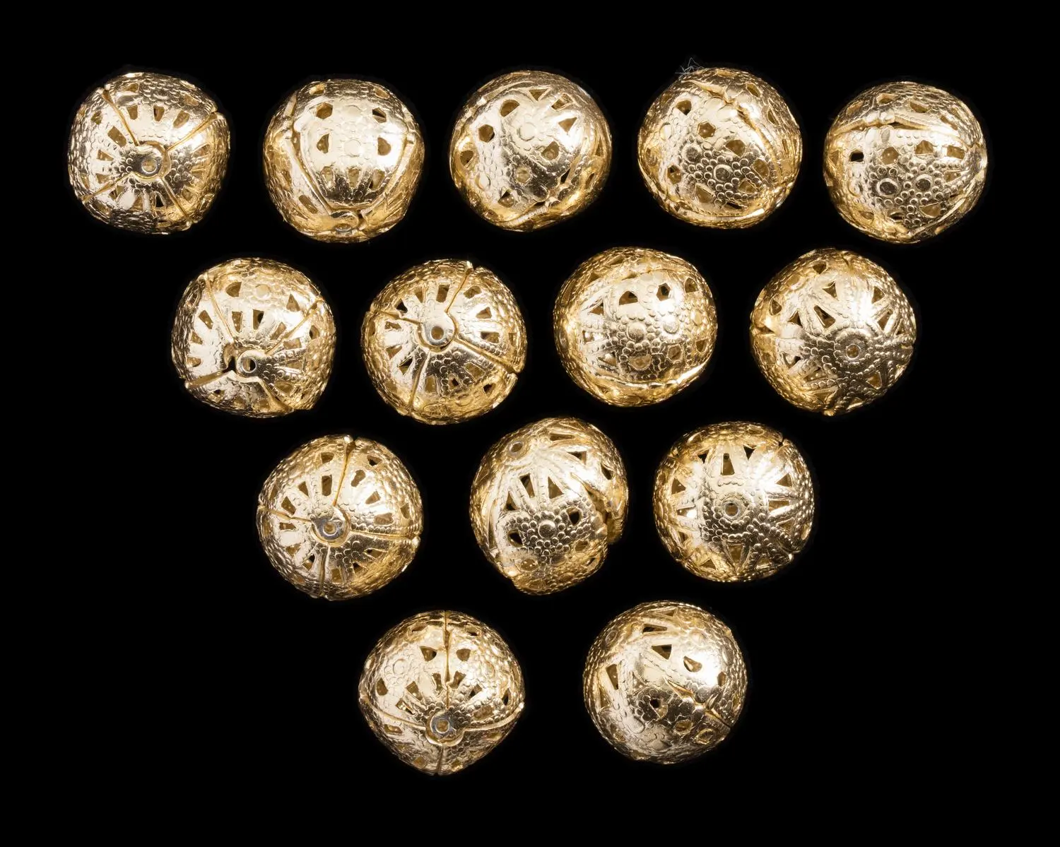 Baubles - Fourteen Gold Metal, Bernice Kopple, circa 1960s-1970s