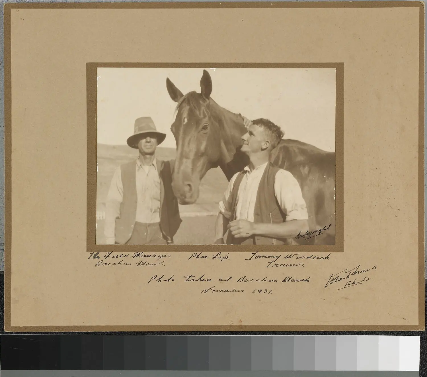 Photograph - Phar Lap & Tommy Woodcock, 1931