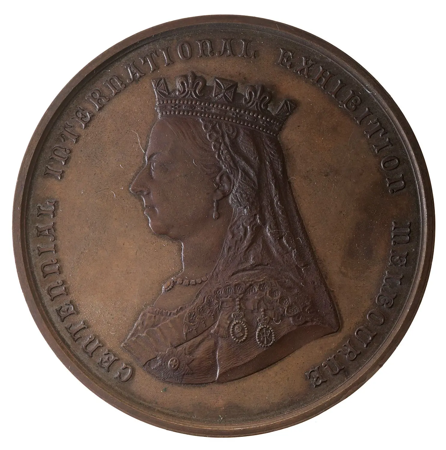 Medal - Melbourne Centennial International Exhibition, Bronze Prize, Victoria, Australia, 1888