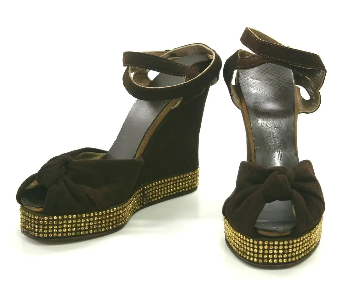 Shoes - Paragon, Brown Suede, late 1940s